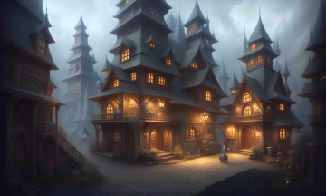 Картинка фэнтези иные+миры +иные+времена нейросети графика нейроарт ai art нейронные сети рисунки нейро искусство