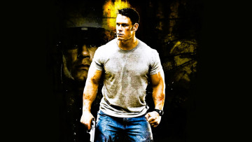 Картинка кино+фильмы the+marine мужчина футболка джинсы пистолет лицо каска спецназ