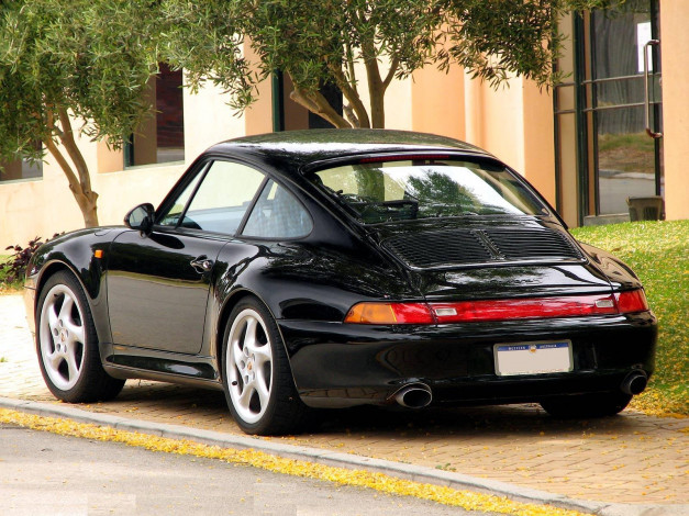 Обои картинки фото porsche, 993, carrera, автомобили