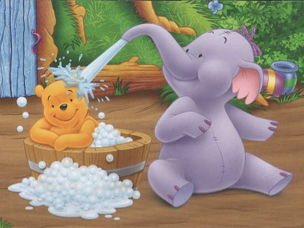 Обои картинки фото мультфильмы, winnie, the, pooh