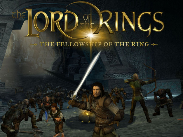 Обои картинки фото видео, игры, the, lord, of, rings, fellowship, ring