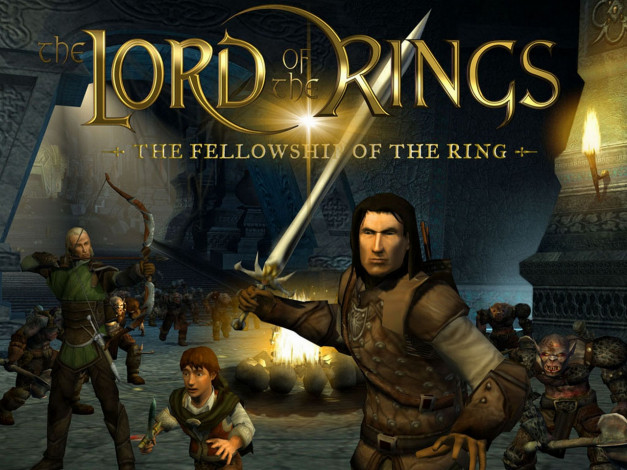 Обои картинки фото видео, игры, the, lord, of, rings, fellowship, ring