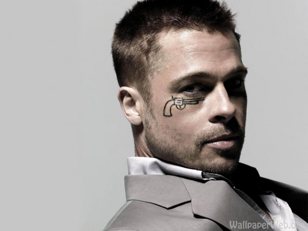 Обои картинки фото мужчины, brad, pitt