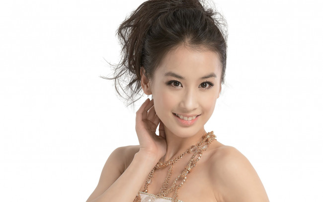 Обои картинки фото Huang Shengyi, девушки