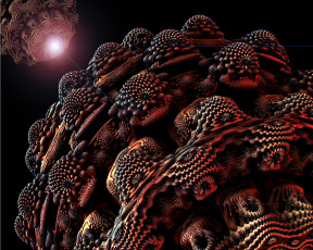 Картинка 3д графика fractal фракталы фрактал