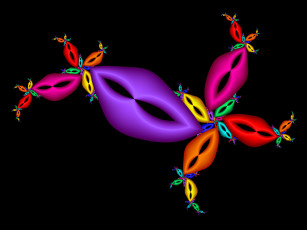 Картинка 3д графика fractal фракталы фрактал