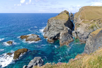 Картинка природа побережье море камни