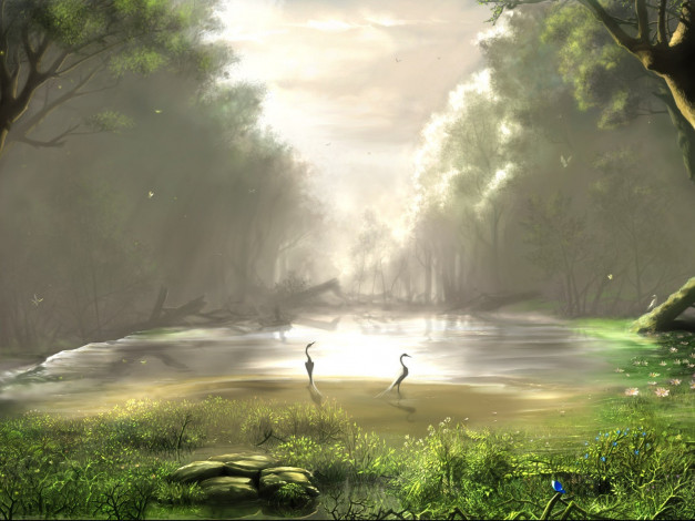 Обои картинки фото рисованные, животные, рисунок