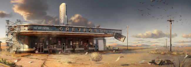 Обои картинки фото call, of, juarez, the, cartel, видео, игры, здание, станция