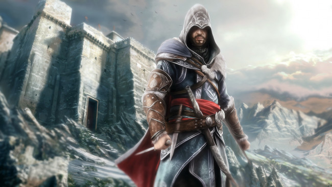 Обои картинки фото assassin`s, creed, revelations, видео, игры, ezio