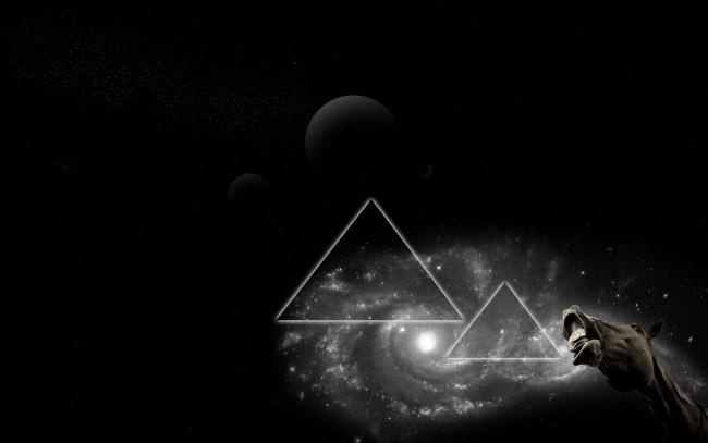 Обои картинки фото 3д, графика, animals, животные, лошадь, триугольники