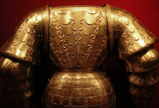 Обои картинки фото оружие, доспехи, чеканка, спина