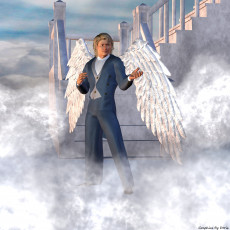 Картинка 3д графика angel ангел