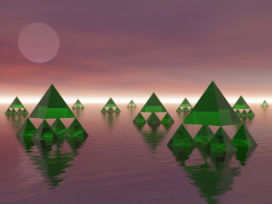 Картинка 3д графика другое пирамиды