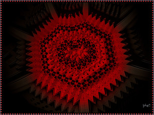 Картинка 3д графика fractal фракталы цвета фон узор