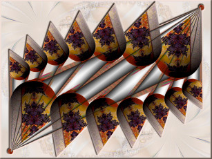 Картинка 3д графика fractal фракталы цвета фон узор