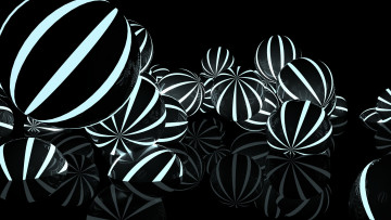 Картинка 3д графика шары