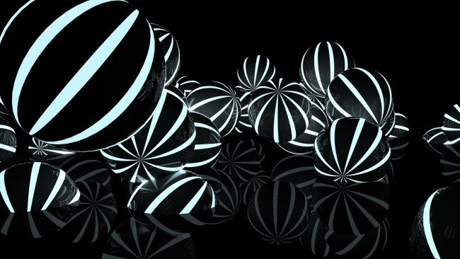 Обои картинки фото 3д, графика, шары