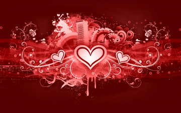 Картинка векторная графика сердечки