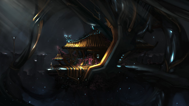 Обои картинки фото фэнтези, иные, миры, времена, сооружение