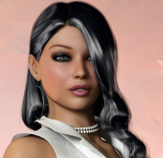 Картинка 3д+графика портрет+ portraits взгляд девушка