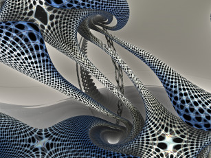 Картинка 3д+графика фракталы+ fractal цвета фон узор