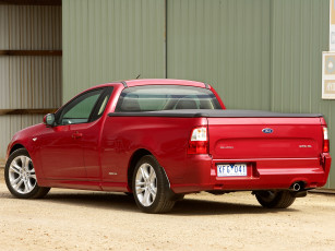 Картинка автомобили ford xr6 ute falcon красный fg