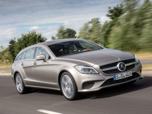 Картинка автомобили mercedes-benz cls 350 серый 2014г x218 brake shooting bluetec