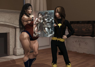 Картинка 3д+графика фантазия+ fantasy взгляд девушки