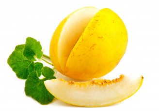 Картинка еда дыня долька