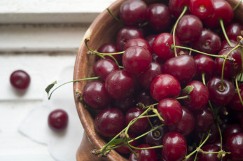 Картинка еда вишня +черешня