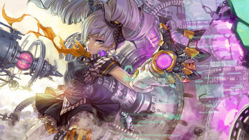 Картинка benghuai+xueyuan аниме -weapon +blood+&+technology девушка магия жест рука взгляд bronya geister benghuai xueyuan art