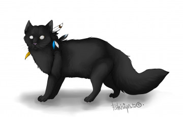 Картинка рисованные животные +коты кот