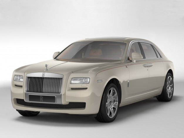 Обои картинки фото автомобили, rolls-royce, horse, majestic, ghost, edition