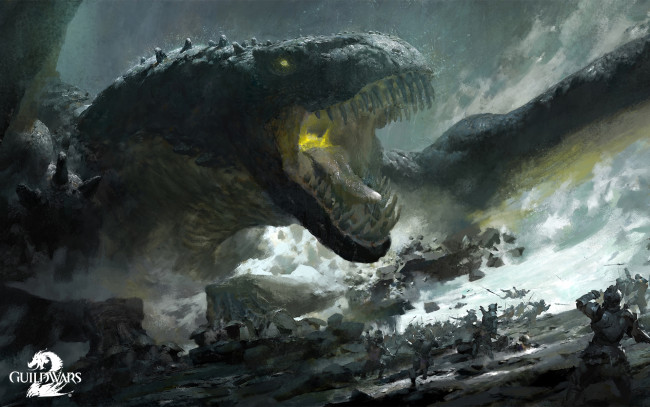 Обои картинки фото видео игры, guild wars 2, guild, action, ролевая, 2, wars