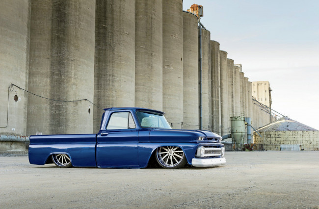 Обои картинки фото автомобили, custom pick-up, chevrolet