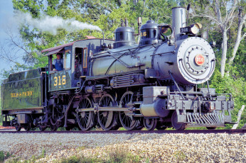 Картинка техника паровозы рельсы паровоз