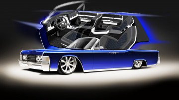 Картинка автомобили векторная+графика lincoln