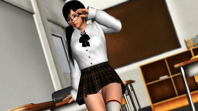 Обои картинки фото 3д графика, аниме , anime, взгляд, девушка, фон