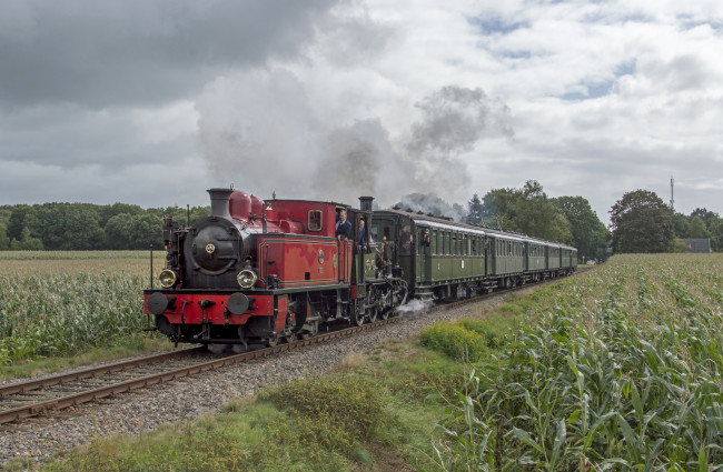Обои картинки фото техника, паровозы, рельсы, паровоз