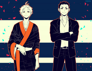 Картинка аниме haikyuu волейбол