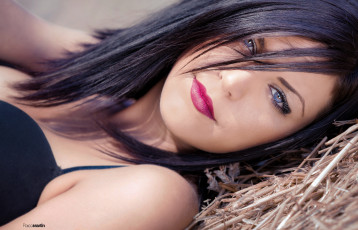 Картинка девушки -unsort+ лица +портреты портрет грудьлицо модель брюнетка девушка