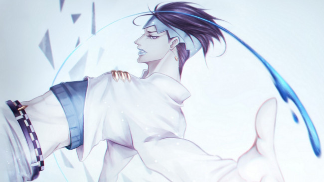 Обои картинки фото аниме, jojo`s bizarre adventure, парень