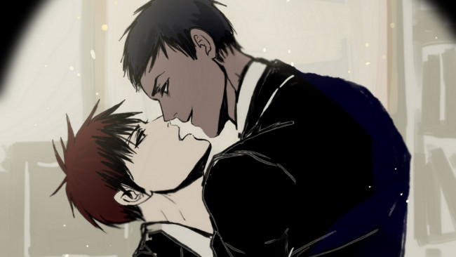 Обои картинки фото аниме, kuroko no baske, дайки, тайга