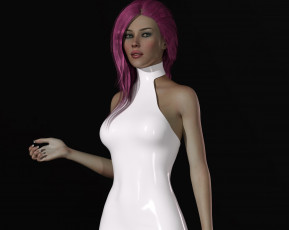 Картинка 3д+графика люди+ people девушка фон взгляд