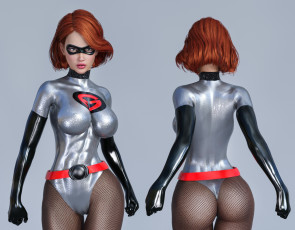 обоя 3д графика, люди , people, девушка, взгляд, фон