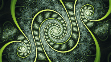 Картинка 3д+графика фракталы+ fractal узор фон цвет