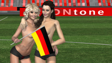 Картинка 3д+графика люди+ people фон взгляд девушки