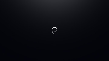 обоя компьютеры, debian, фон, логотип