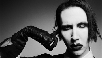 Картинка музыка marilyn+manson тату перчатка лицо мэрилин менсон глаз